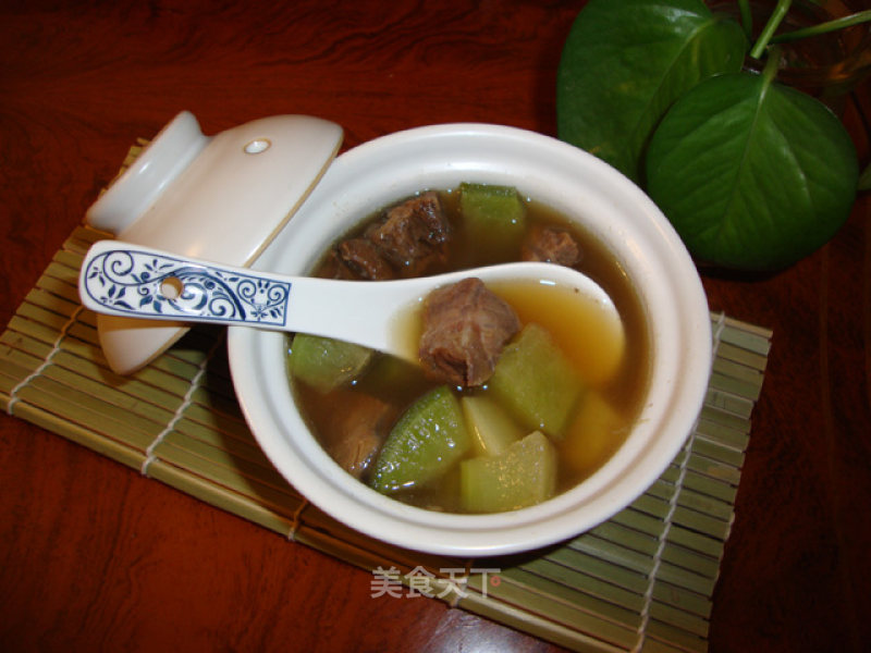 Green Radish Beef Soup recipe