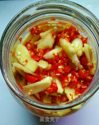 Chopped Pepper and Pickled Ginger recipe