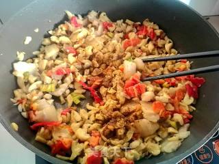 Fried Pork with Dried Radish recipe