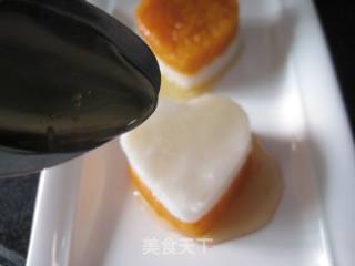 [winter Healthy Vegetables] Heart-to-heart—pumpkin and Yam Puree in Honey Sauce recipe