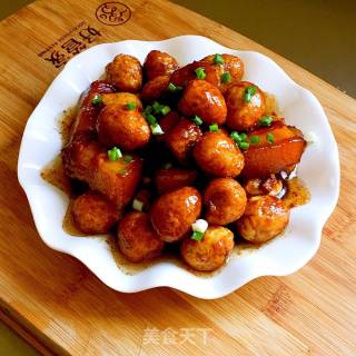 Braised Pork with Quail Eggs recipe
