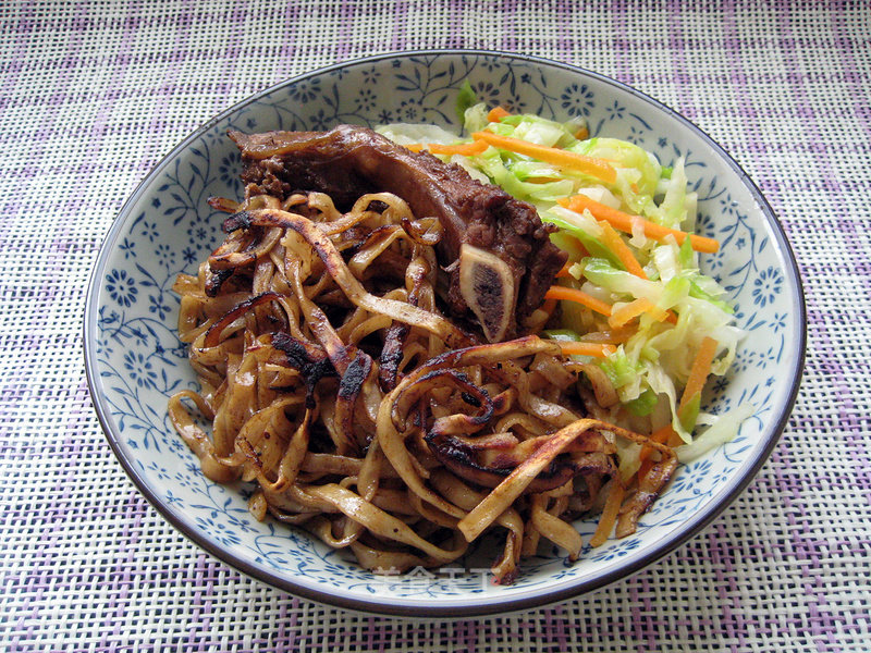 Large Row of Braised Noodles-futian Has No Faces But is Not Happy, Gluttonous, No Meat is Not Happy recipe