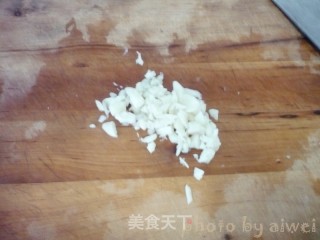 Fried Loofah with Fritters recipe