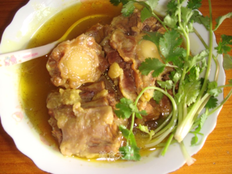 Curry Oxtail Soup recipe