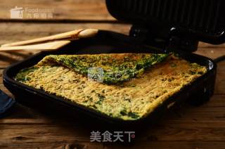 Spinach and Shredded Chicken Egg Rolls-jiu Yang Zhi Shi recipe