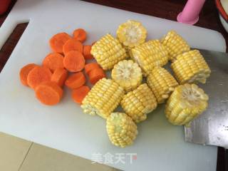 Pork Bone Carrot Corn Soup recipe