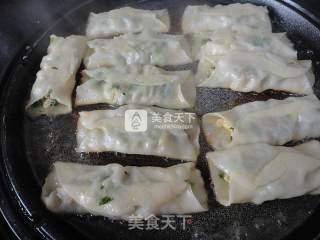 Leek, Shrimp and Meat Stuffed Pot Stickers recipe