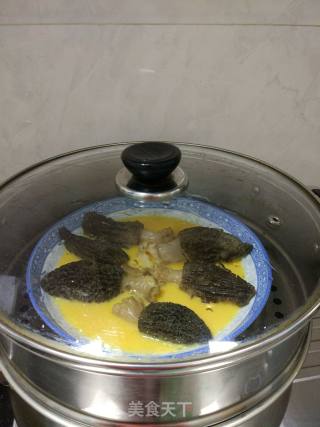 Steamed Fresh Morel Mushroom Custard recipe