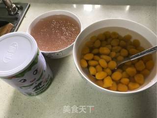 Pumpkin Taro Balls with Coconut Sago recipe