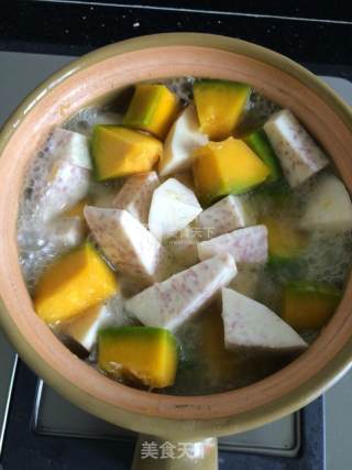 Wangzai Milk Pumpkin Taro Pot recipe