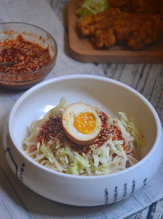 Korean Spicy Cold Noodles recipe