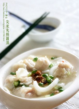 Sharp Rice Ball Fish Soup recipe