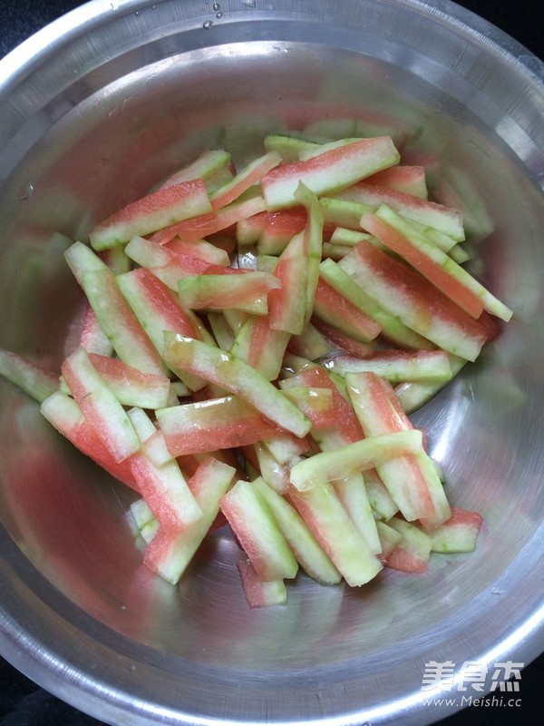 Cold Watermelon Peel recipe