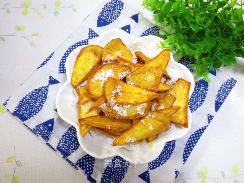 Fried Sweet Potato Wedges recipe