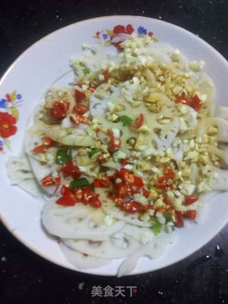 Hot and Sour Lotus Root Slices recipe