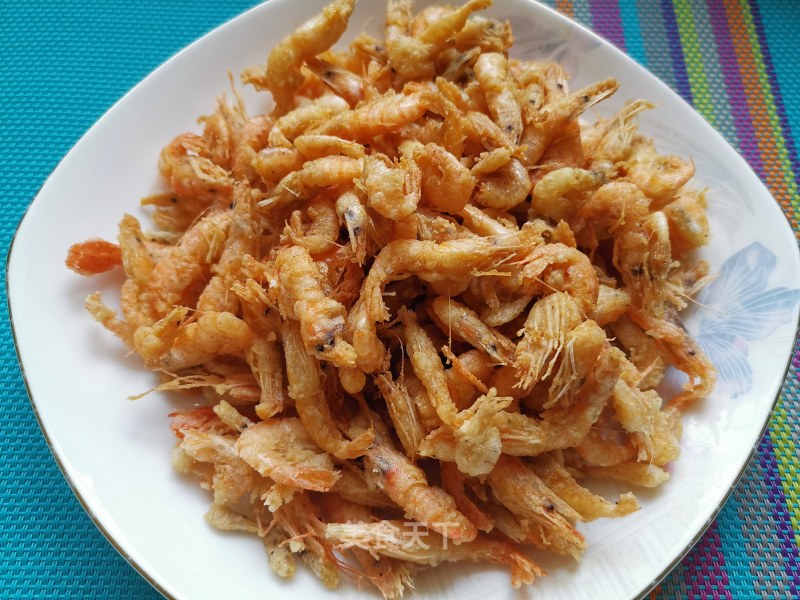 Fried Small River Prawns recipe