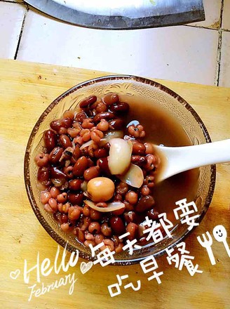 Barley, Red Bean and Lily Congee