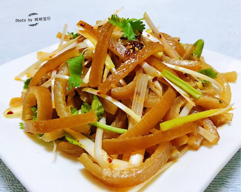 Braised Pork Skin Spicy Mix recipe
