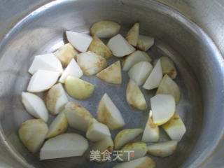 Fried Taro with Pickled Vegetables recipe
