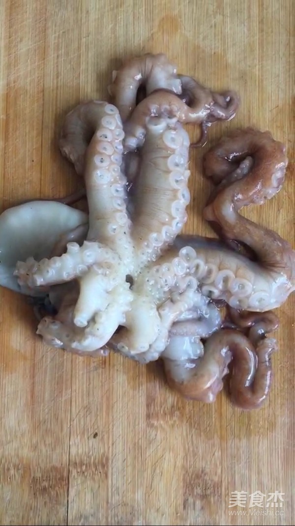 Sea Cucumber Octopus Prawn Congee recipe
