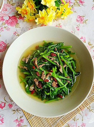 Snow Pea Sprouts in Soup recipe