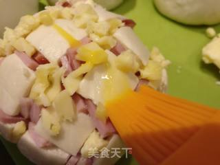 Cheese Baked Steamed Buns, Gorgeous Turn of Cold Steamed Buns recipe