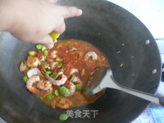 Sambal Stinky Bean Shrimp recipe