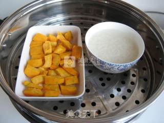 Steamed Pumpkin with Sticky Rice recipe