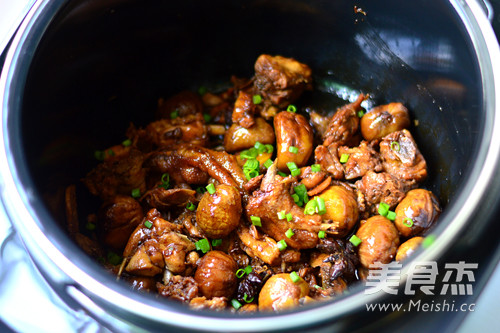 Braised Chicken with Chestnuts recipe