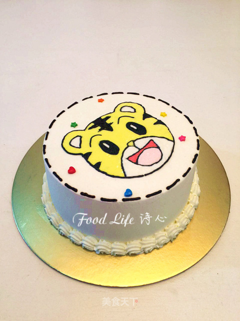 [qiaohu Hand-painted Cake] recipe