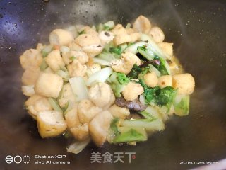 Stir-fried Tofu with Cabbage Root recipe