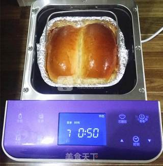 #aca烤明星大赛# 100% Chinese Hokkaido Toast (bread Machine Version) recipe