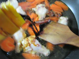 Roasted Chicken Wing Roots with Carrots recipe