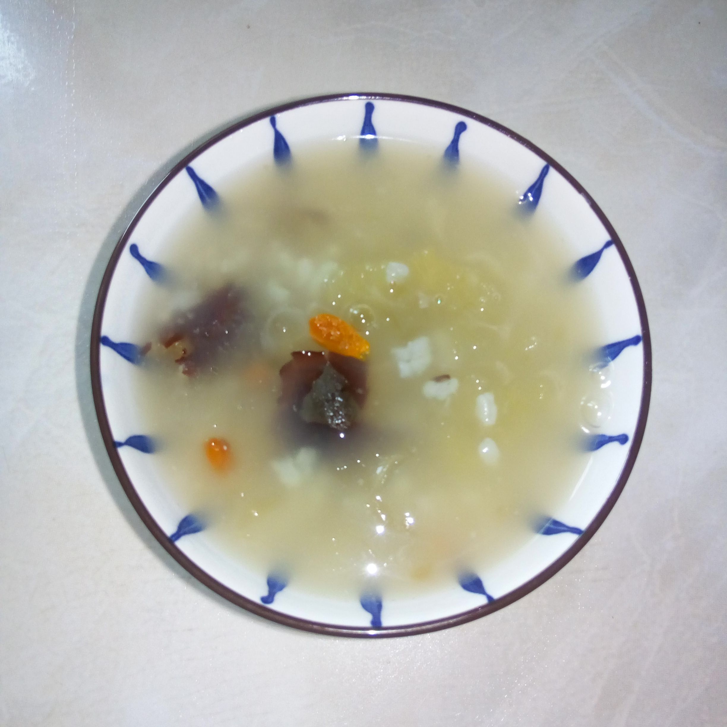 White Fungus, Red Dates, Wolfberry Porridge recipe