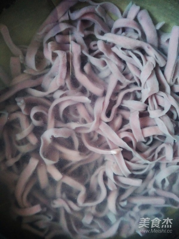 Purple Sweet Potato Noodles recipe