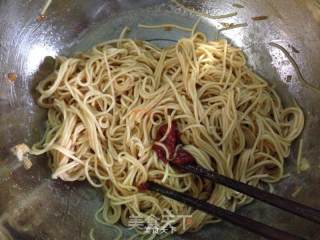 Scallion-flavored Goose-boiled Noodles-summer Fast Lazy Noodles recipe