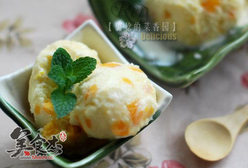 Yogurt Mango Ice Cream recipe