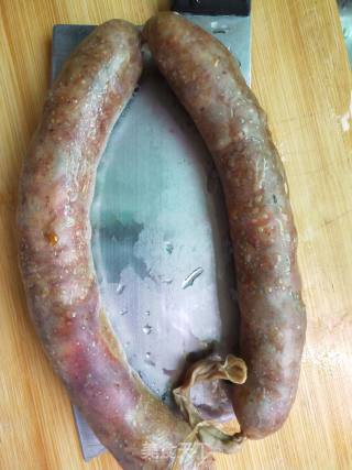 Boiled Sausage with Fermented Grains recipe