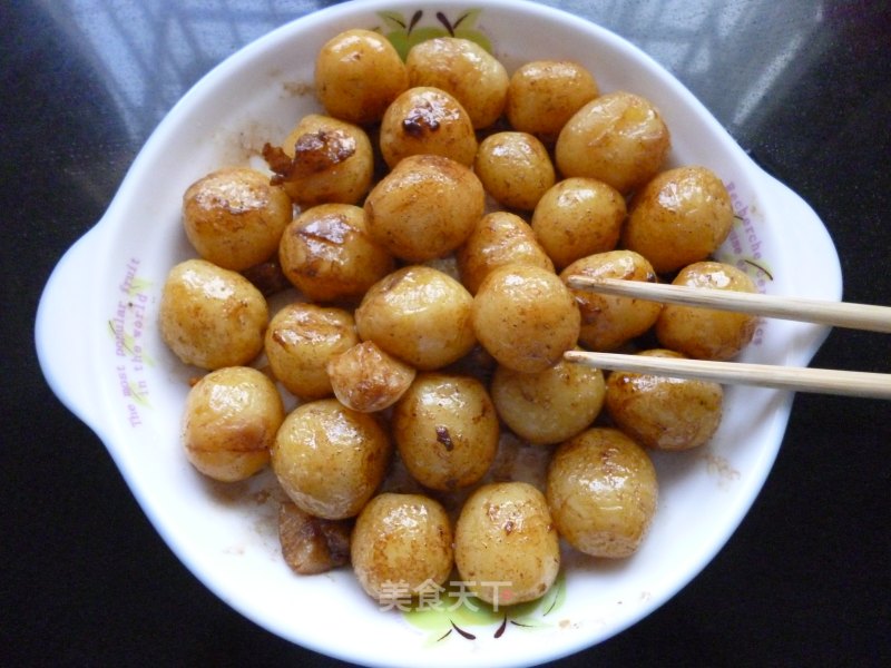 Braised Baby Potatoes in Oil recipe