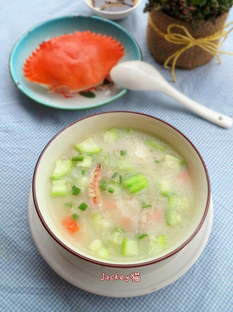 Crab Vermicelli Melon Porridge
