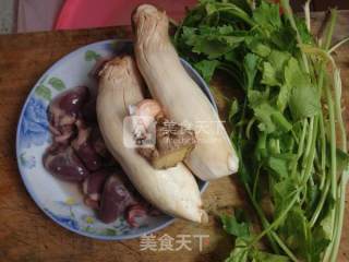 Light Summer-duck Heart Pleurotus Eryngii recipe