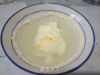 Poached Egg White Noodle Soup recipe