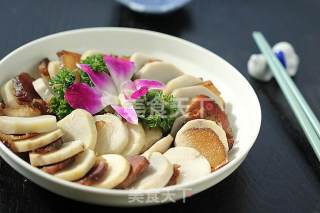 Steamed Taro with Bacon recipe