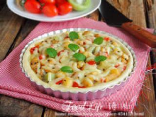 [milk-flavored Fruit Pizza]--- As Gorgeous and Delicious As Spring recipe