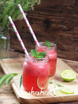 Watermelon Lime Refreshing Drink recipe