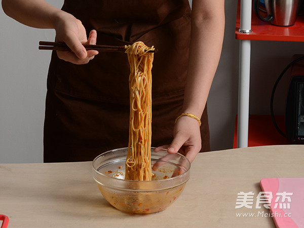 Spicy Pork Sauce Noodles recipe