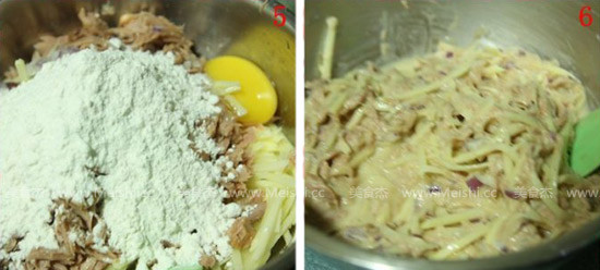 Potato Tuna Quiche recipe