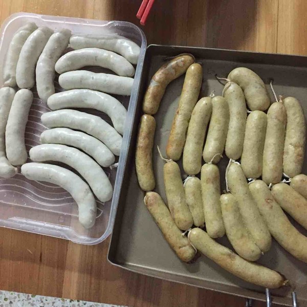 Another Way to Open Chicken Sausage and Breast Meat~~ recipe