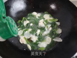 Spinach Fish Ball Soup recipe