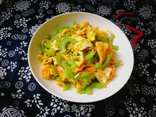 #团圆饭#bitter Melon Scrambled Eggs recipe